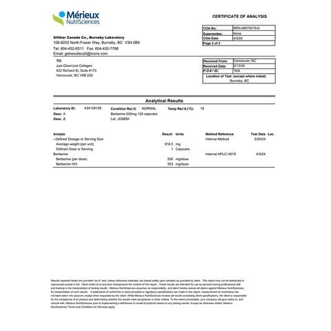 Buy Berberine 500mg now!