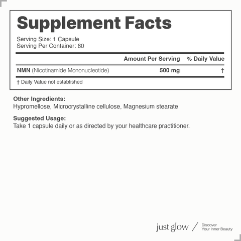 Best NMN Supplement in Canada - for Healthy Aging l Just Glow™