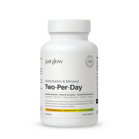 Just Glow Two-Per-Day Multivitamin 60 Capsules