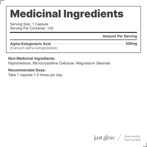 Calcium AKG 500mg 120 Capsules