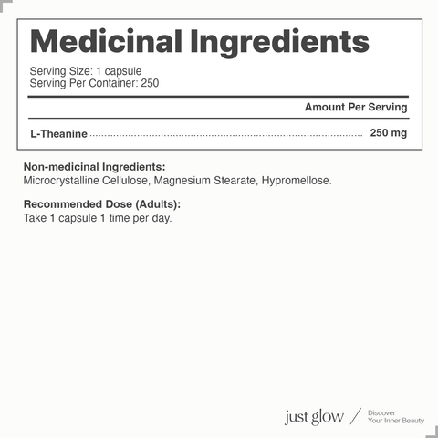 L-Theanine 250mg 250 Capsules