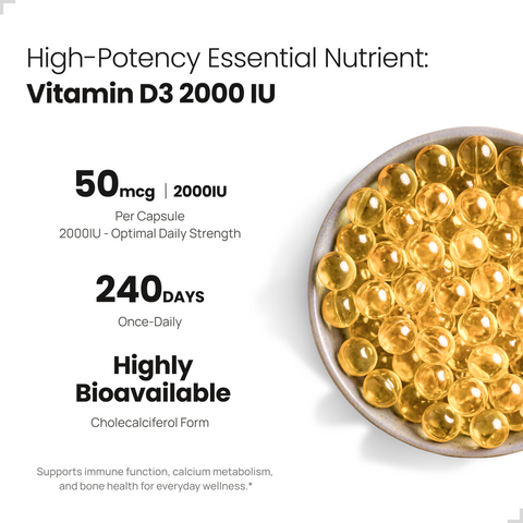 Vitamin D3 250 Capsules
