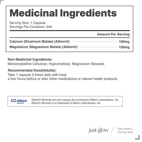 Albion® Calcium-Magnesium Malate 240 Capsules
