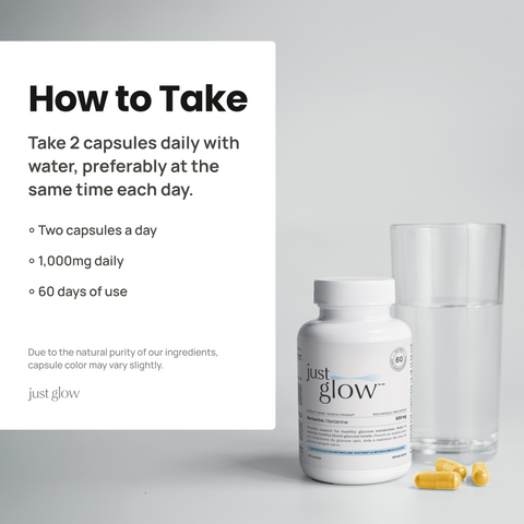 Pure Berberine Supplement - 100% Potency Just Glow Pure Berberine Supplement - 100% Potency Just Glow